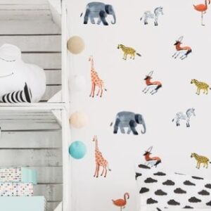 Home Decor Wall Stickers New Animal Party Party Sticker Living Room Bedroom Giraffe