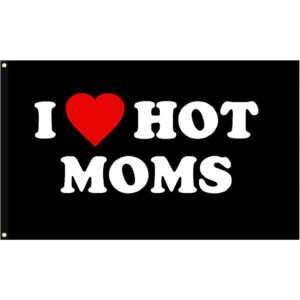 Love Dad I Love Mom Flag